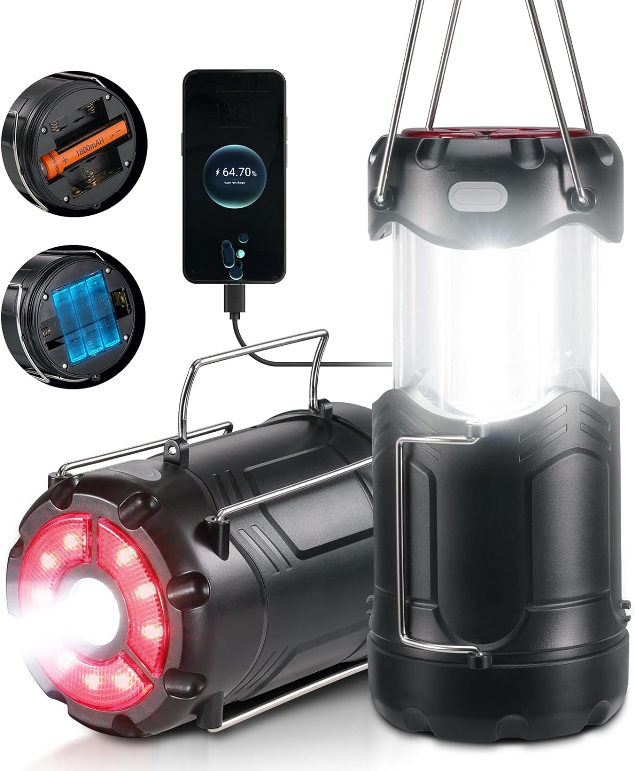 2 pack collapsible led camping lantern review