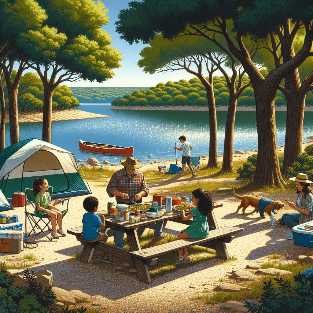 are there family sized campsites available at inks lake 2