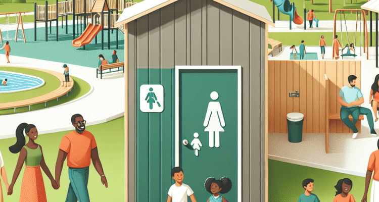 can families easily access restroom and shower facilities at the park 4