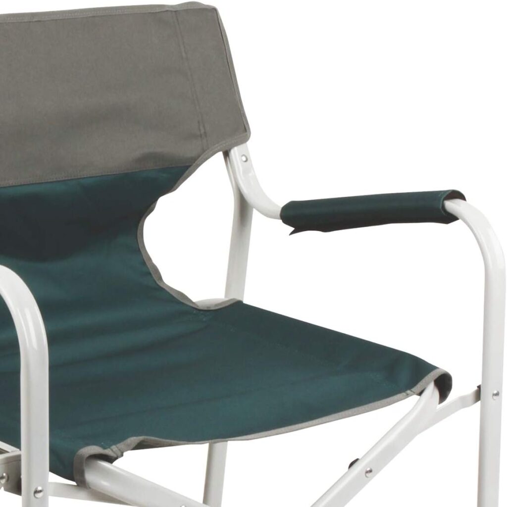 Coleman Outpost Breeze Portable Folding Deck Chair with Side Table