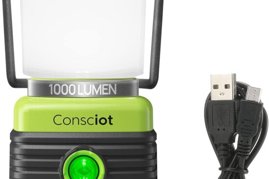 consciot camping lantern rechargeable review