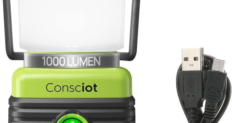 consciot camping lantern rechargeable review