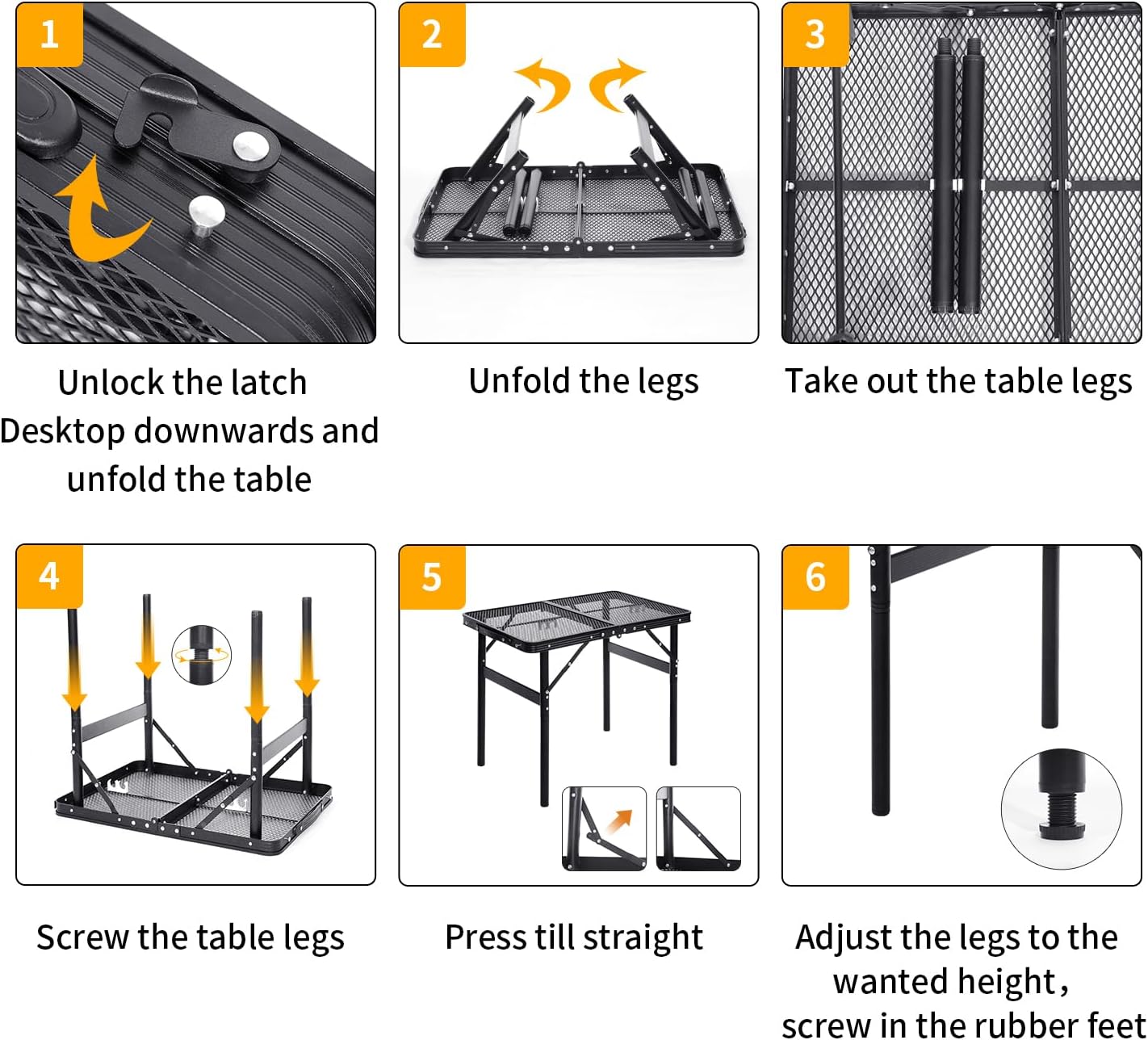 moosinily folding table review