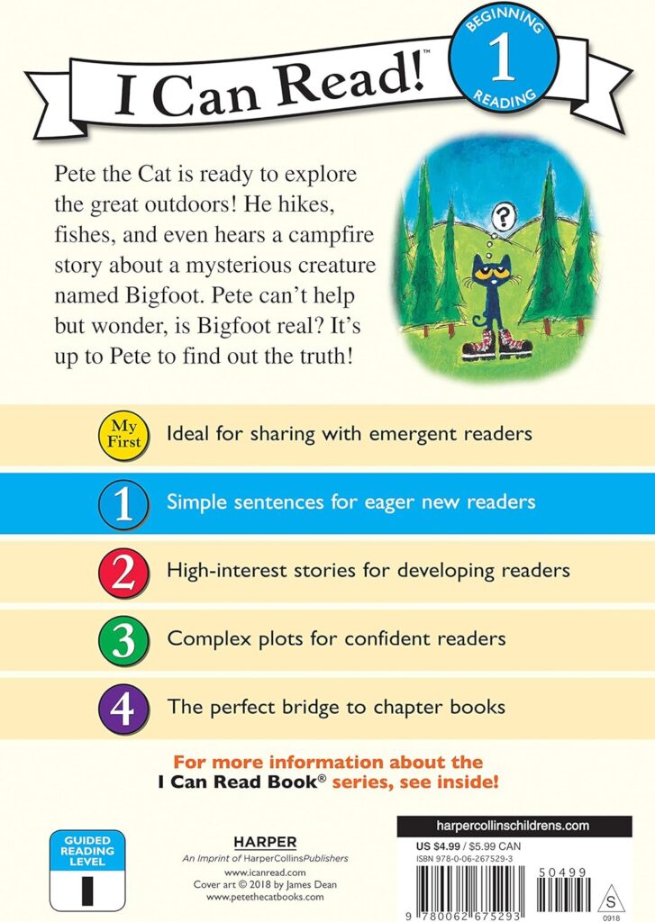 Pete the Cat Goes Camping (I Can Read Level 1)