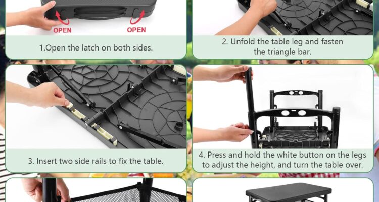 portable folding table review