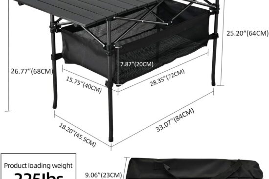 wuromise sanny outdoor folding portable picnic camping table review